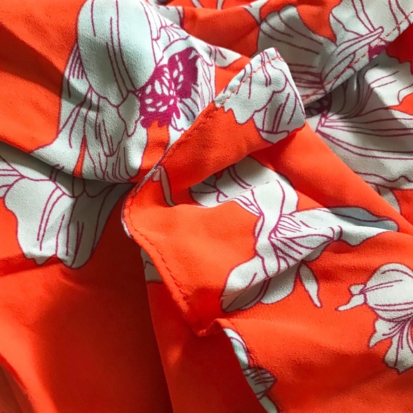 ☀️ORANGE BLUE FLORAL MAXI DRESS - Picture 9 of 10